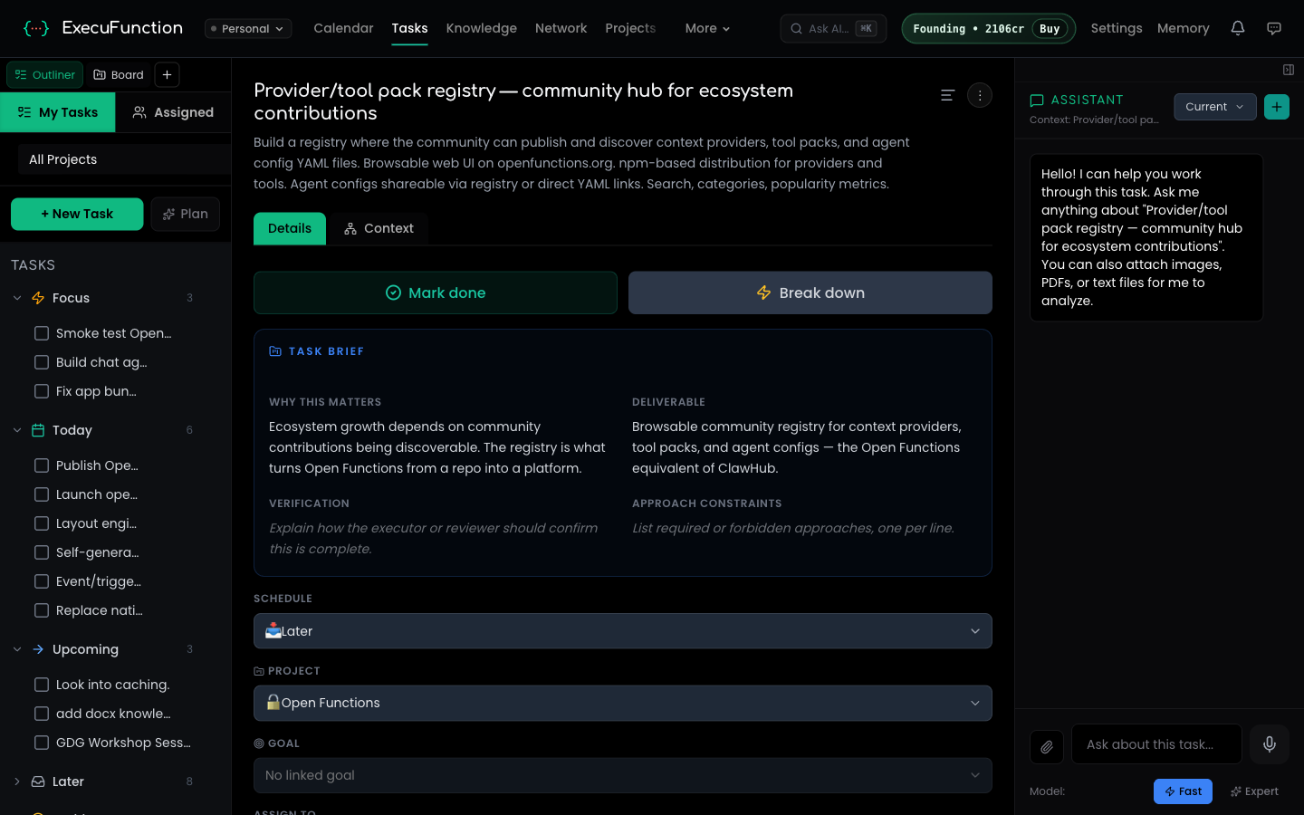 AI breaking down tasks into subtasks
